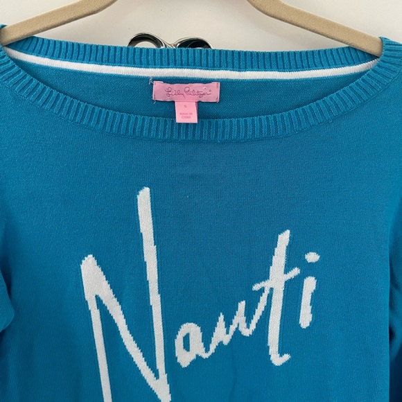 Lily Pulitzer Light Knit Top Nauti - Picture 3 of 5
